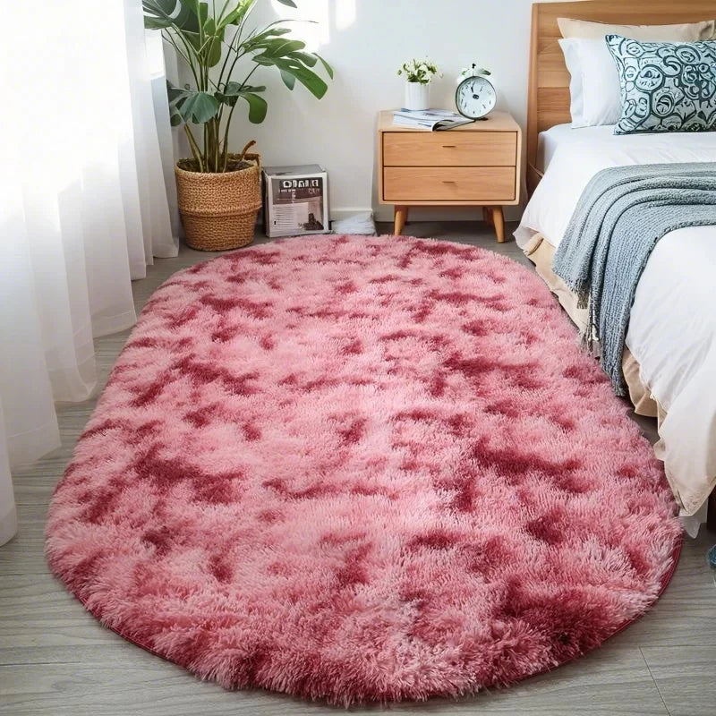 Oval Carpet Rug, Non-Slip
