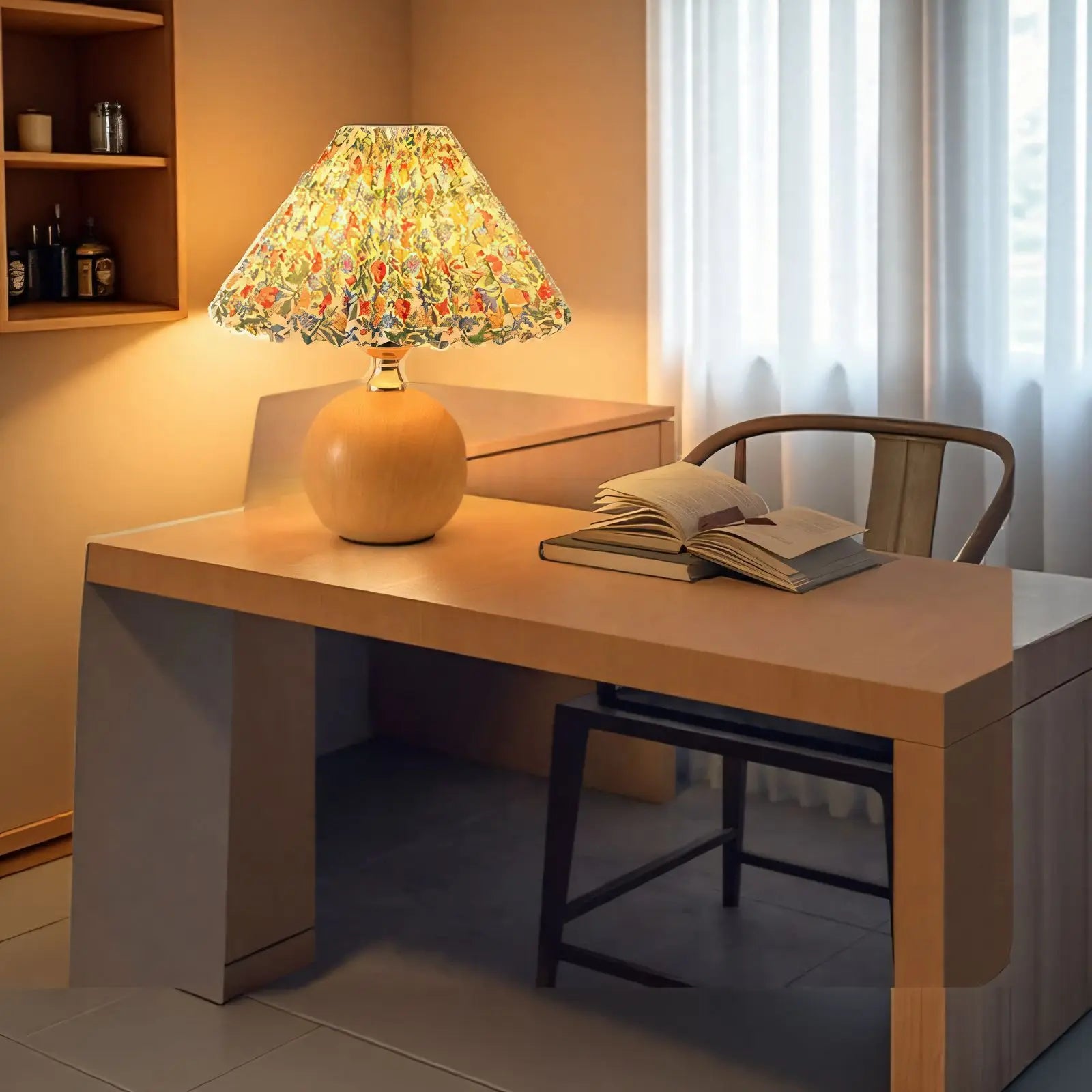 Pleated Desk Lamp
