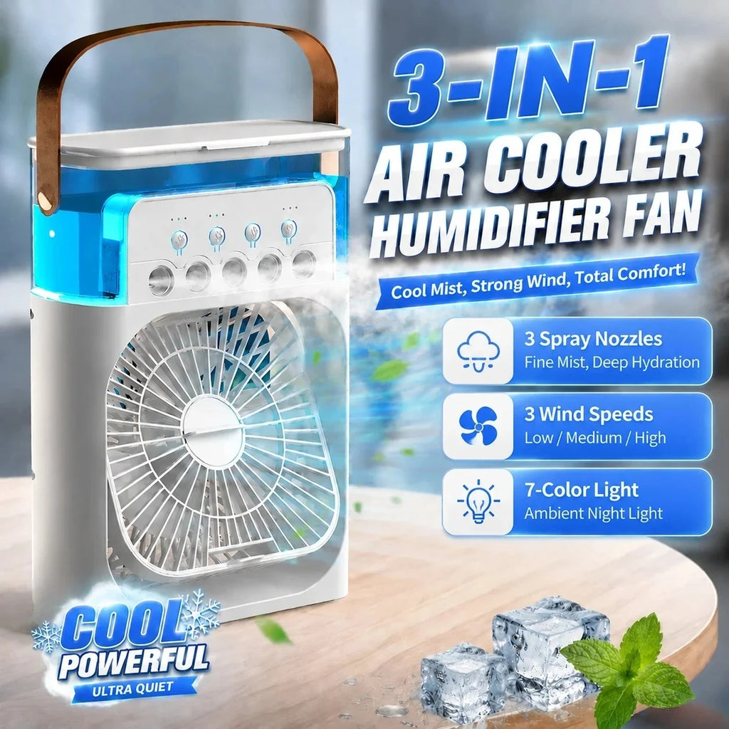 Three-in-one Fan / LED Light