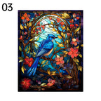 Retro Painted Printed Stained Glass Film