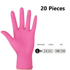 20/50Pcs Disposable Nitrile Gloves, Latex Free