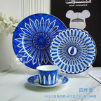 European Style Blue Tableware