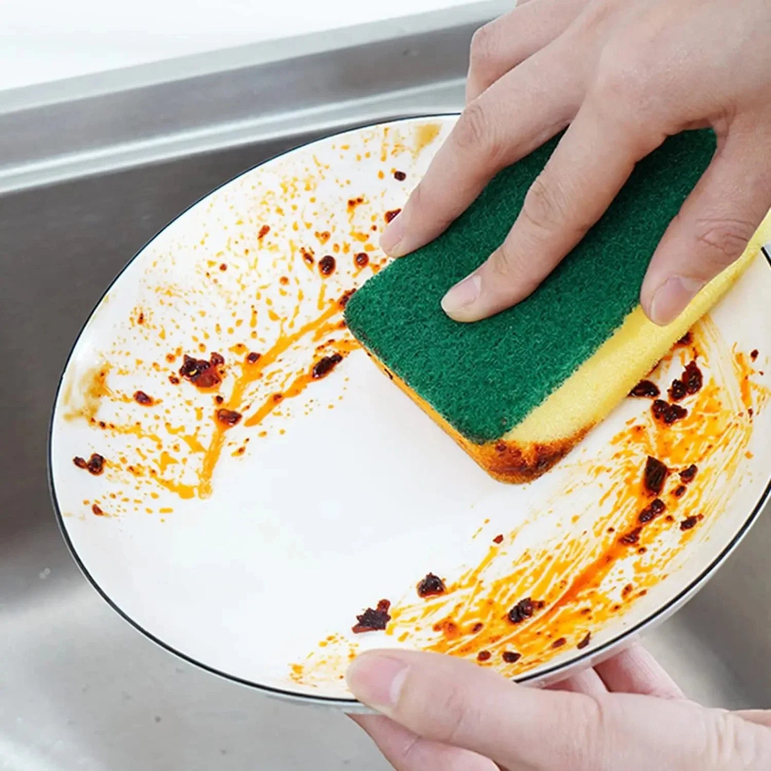 Absorbent Double-Sided Sponge
