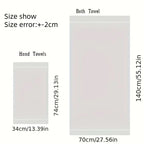 1/5/10pcs/ Towels Set/ 34x74cm/70x140cm