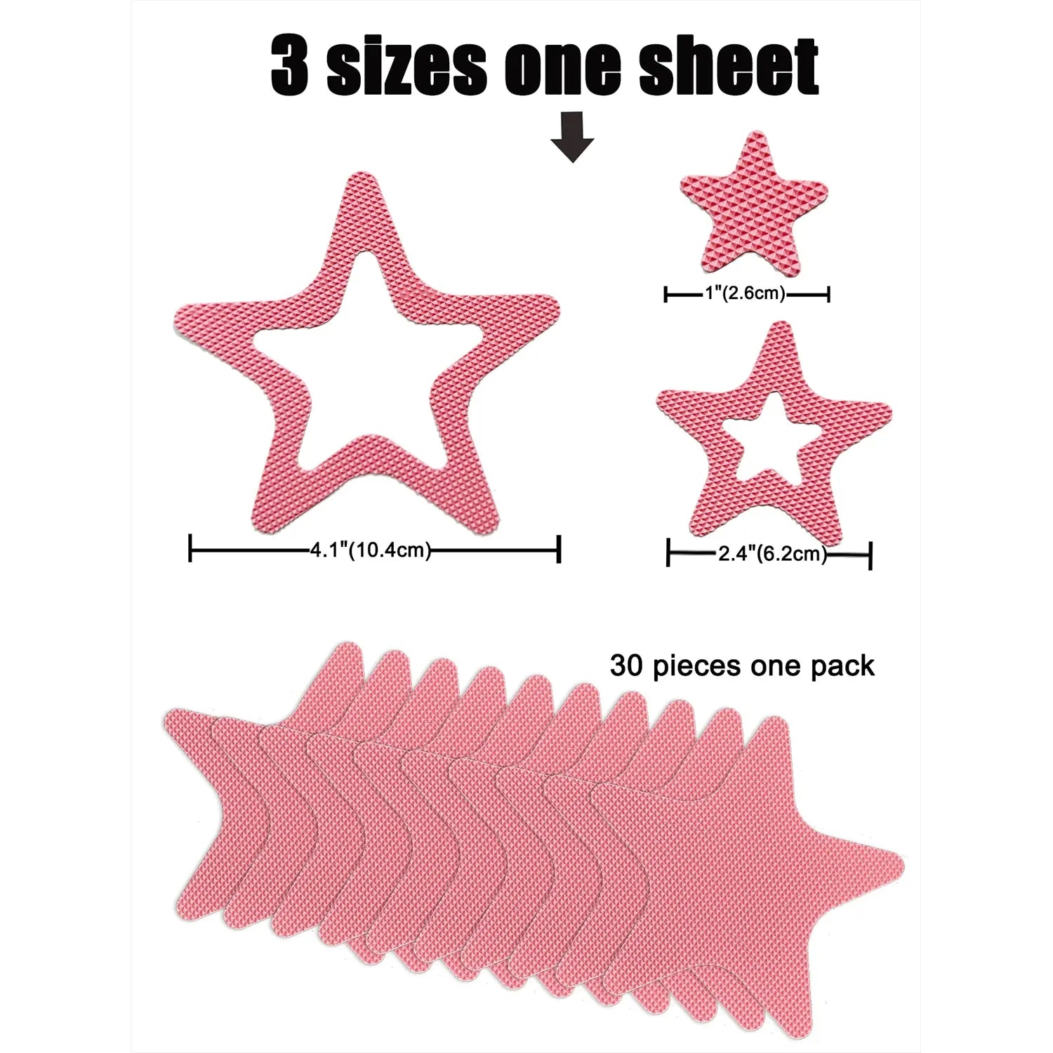 10 PCS Anti Slip Shower Tread Sticker
