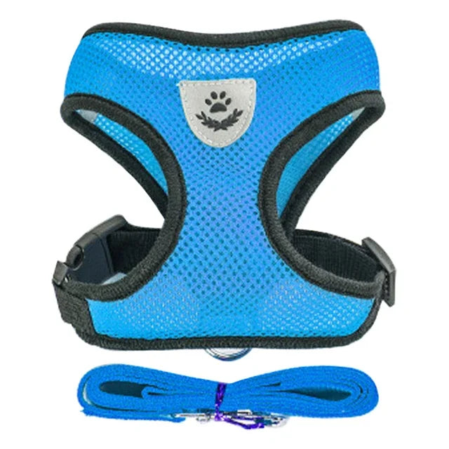 Small Pet Harness Vest, Leash