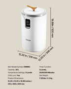 Towel Warmer Bucket with Timer
