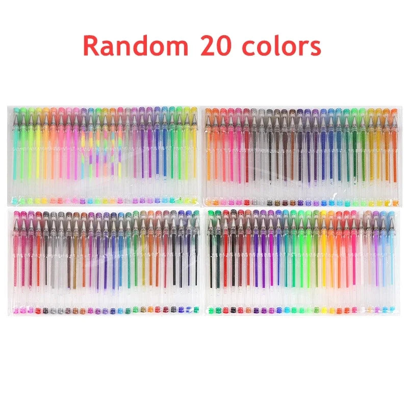 100/5Pcs Gel Pen Set