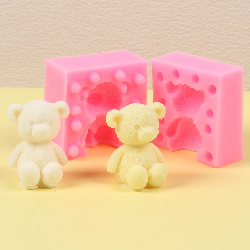 3D Bear Silicone Mold