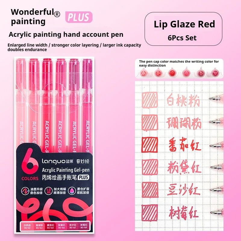 6/24/36/54/72/90 Colors Acrylic Painting Pens
