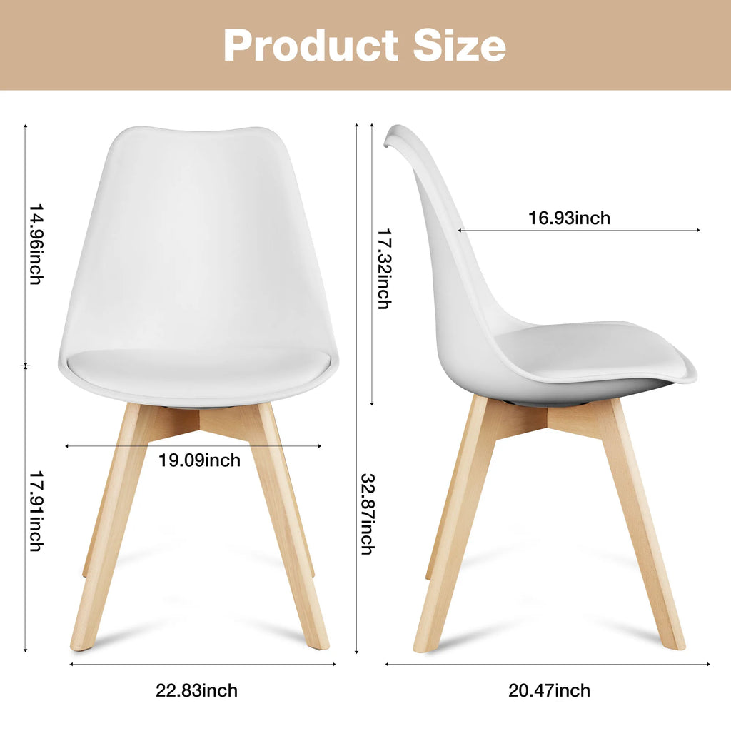 4 Leather Dining Chairs