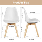 4 Leather Dining Chairs
