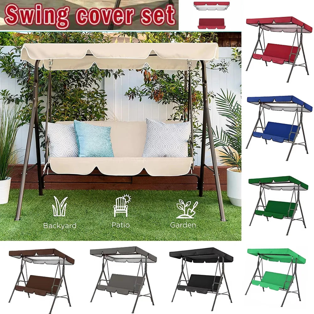 Garden Swing Canopy Seat Replacement Set