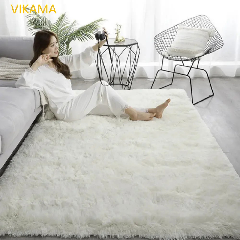 Silk Wool Plush Carpet