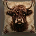 Highland Cows Pillow Covers
