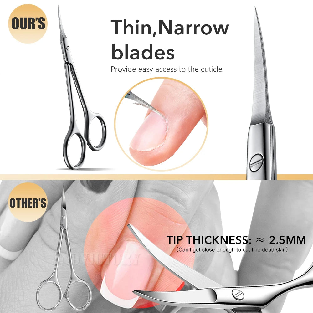 Stainless Steel Cuticle Scissors