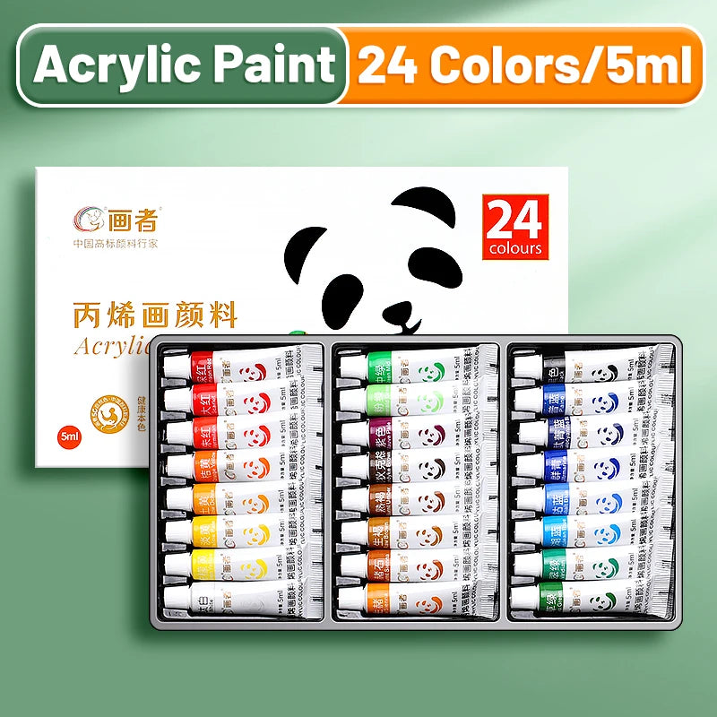 Acrylic Paint Set 12/18/24 Colors