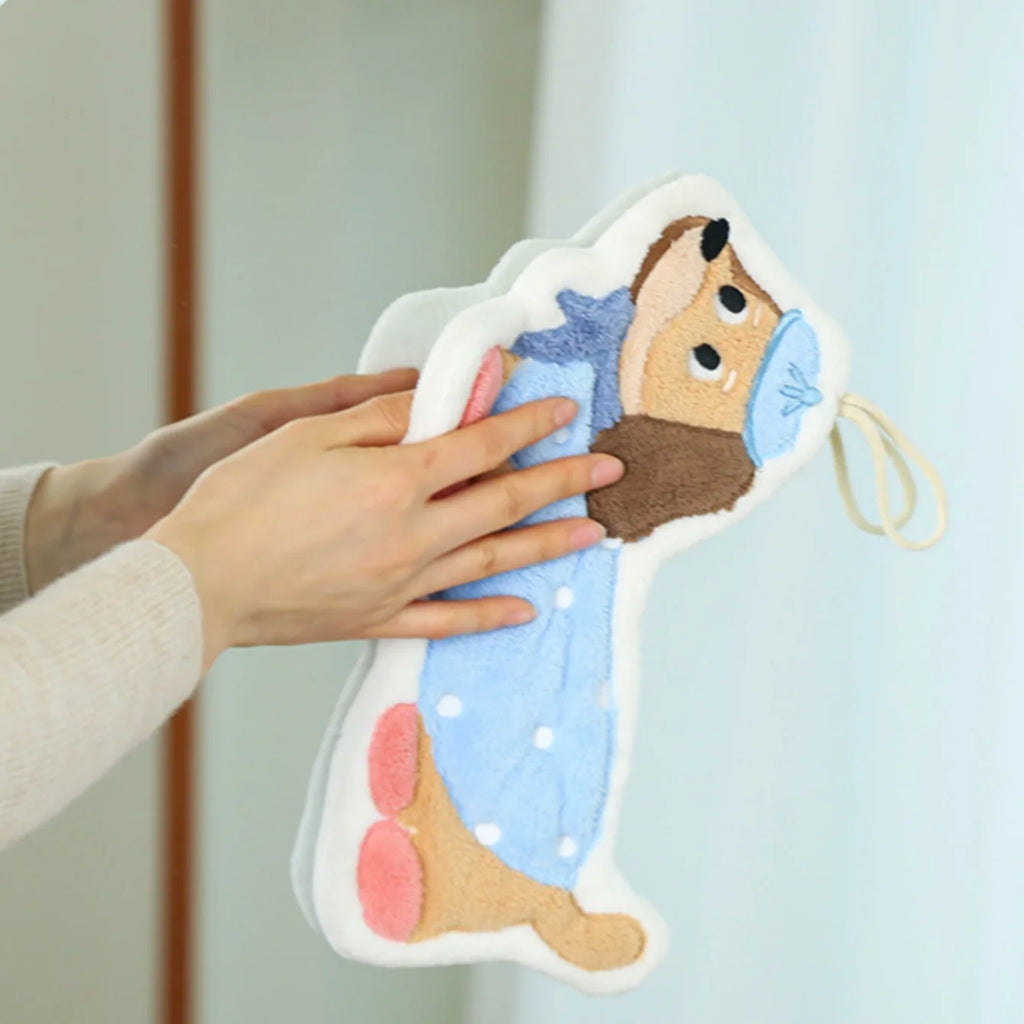 Dog Shaped Hand Towel