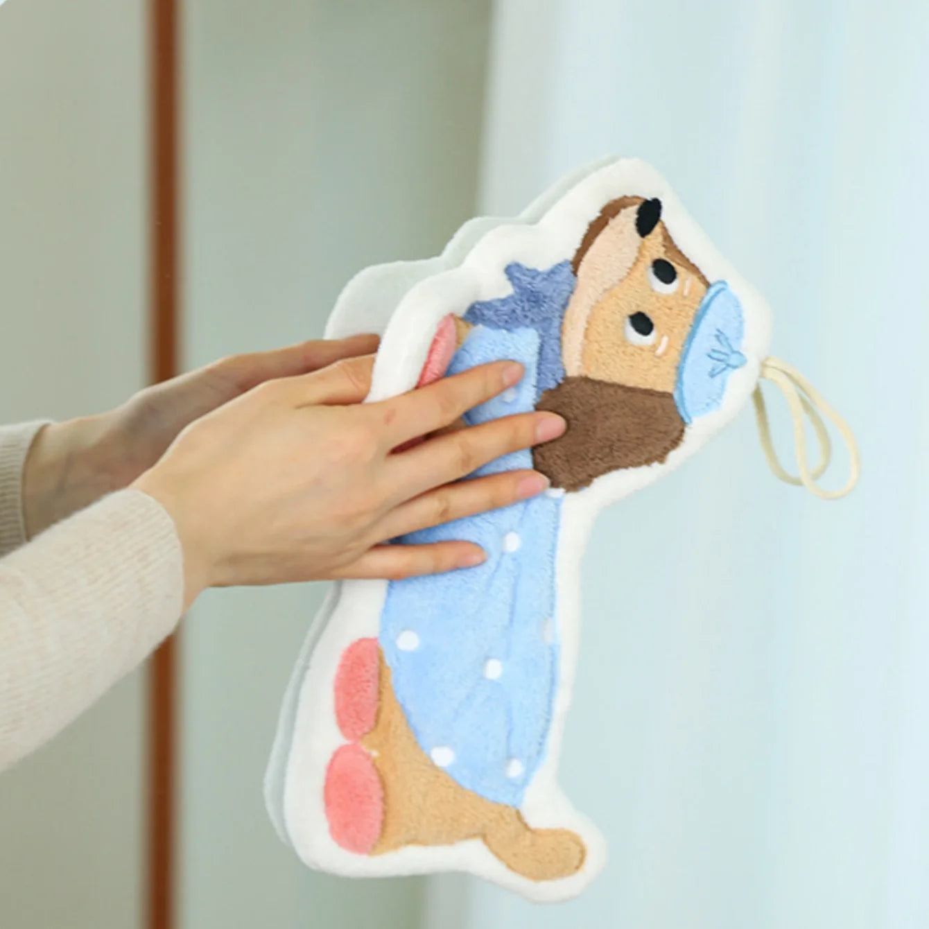 Dog Shaped Hand Towel