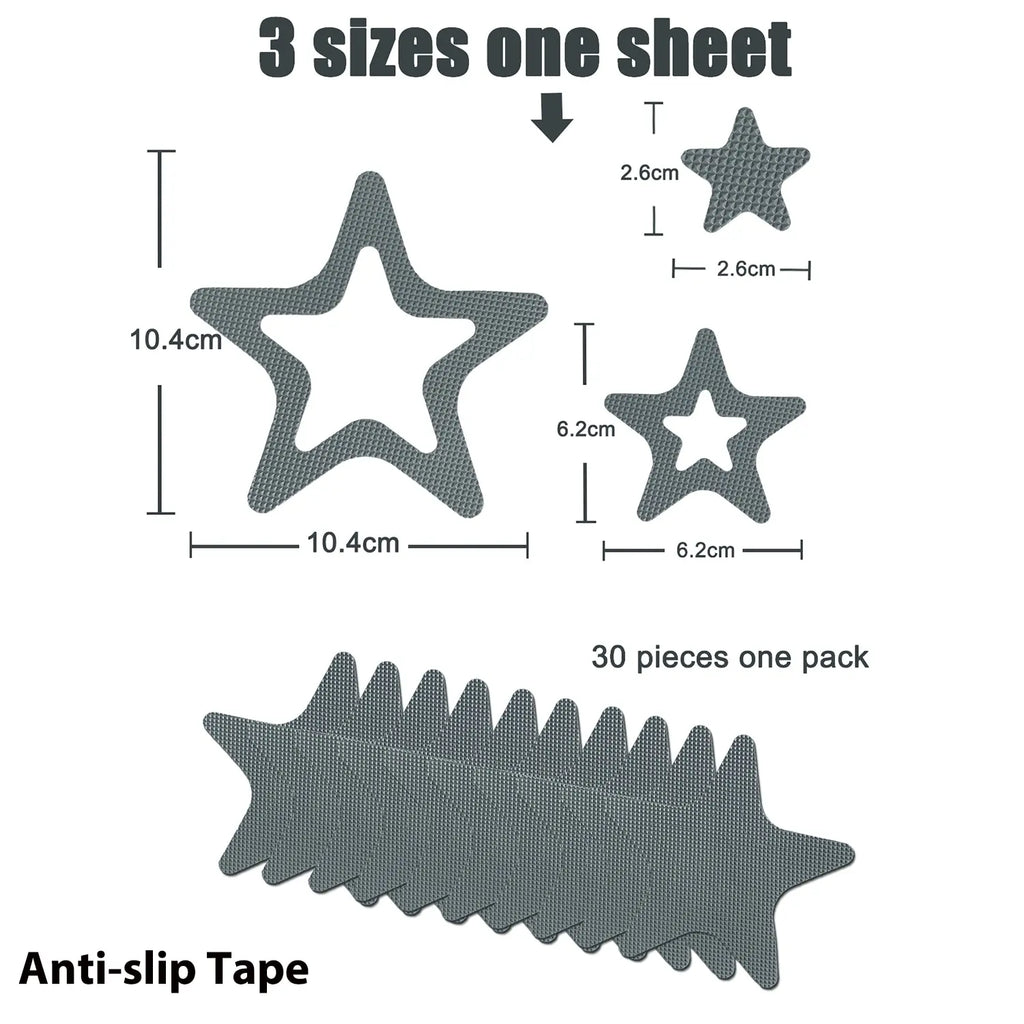 10 PCS Anti Slip Shower Tread Sticker