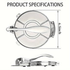 Steel Flour Tortilla Press 6.5 inch
