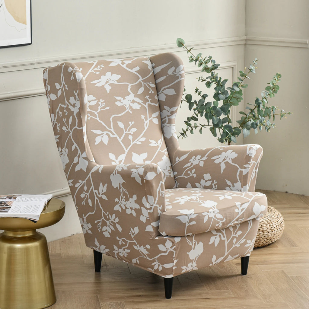 Chair Cover Wingback Stretch Spandex Armchair