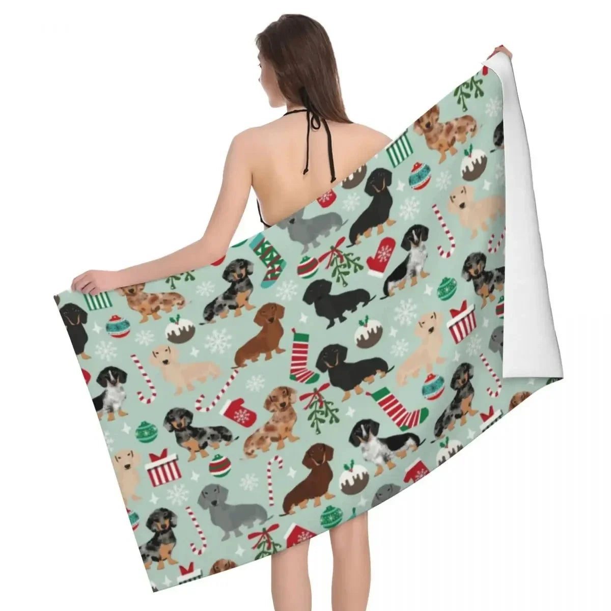 Dachshund Dog Beach Towel