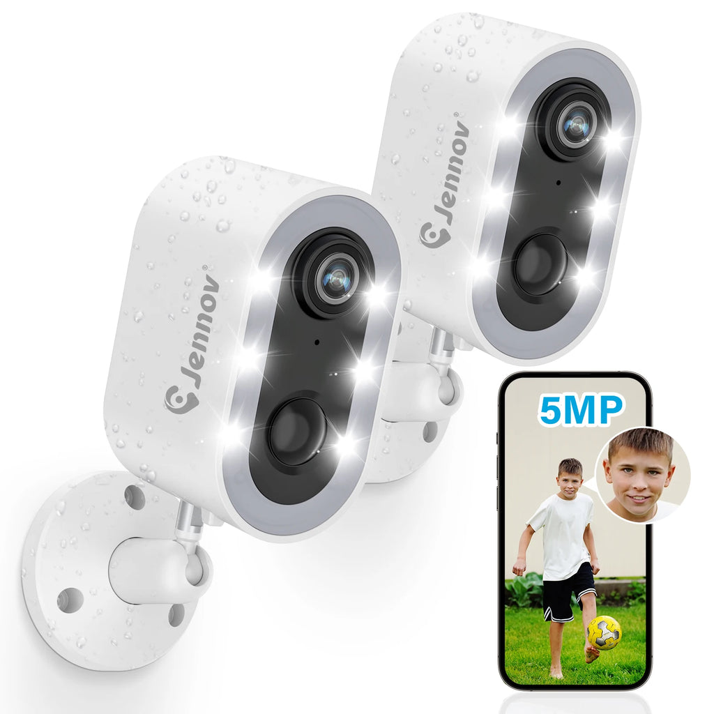 Security Camera WiFi Battery Powered, Two-Way Talk