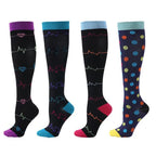 4 Pairs Compression Socks