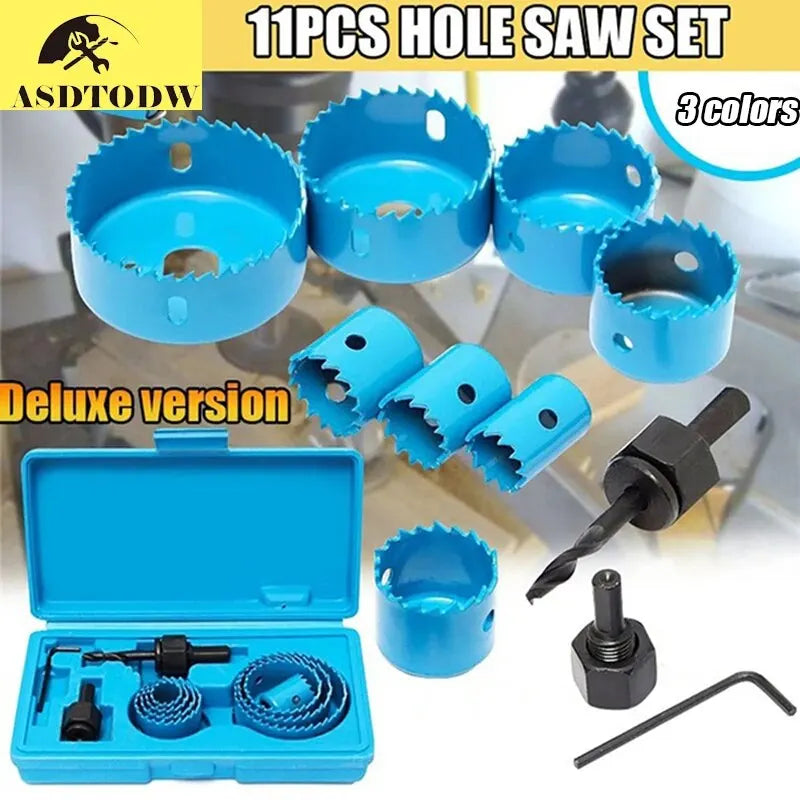 11pcs/set Hole Saw Cutting