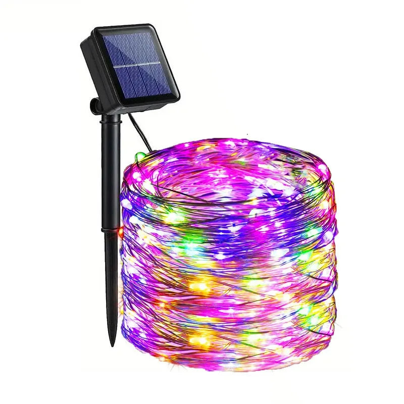 Solar Garden Lights String Lights, 8 Modes