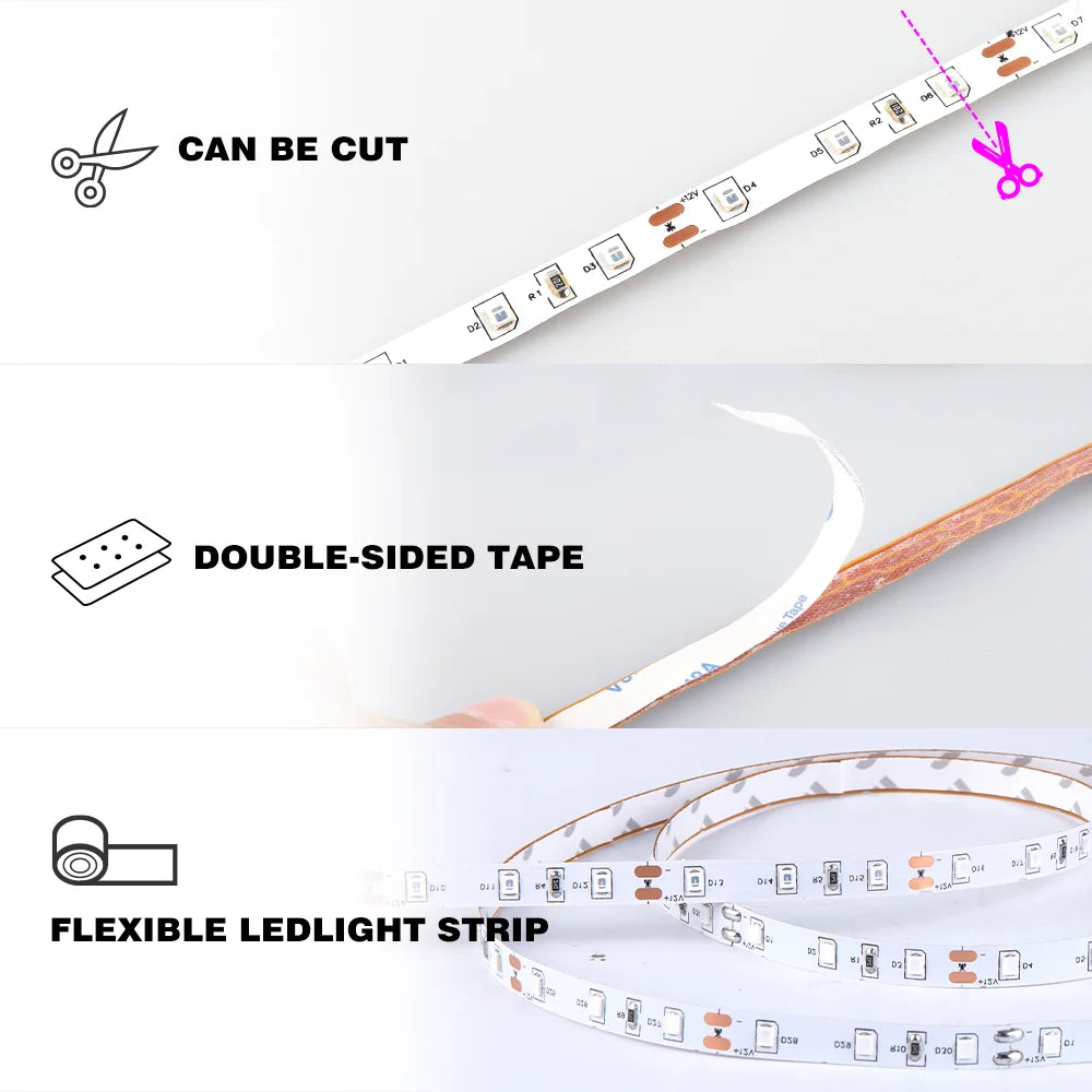 Blacklight strip light, DC 5V, USB plug