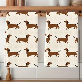 Dachshund Kitchen Towel
