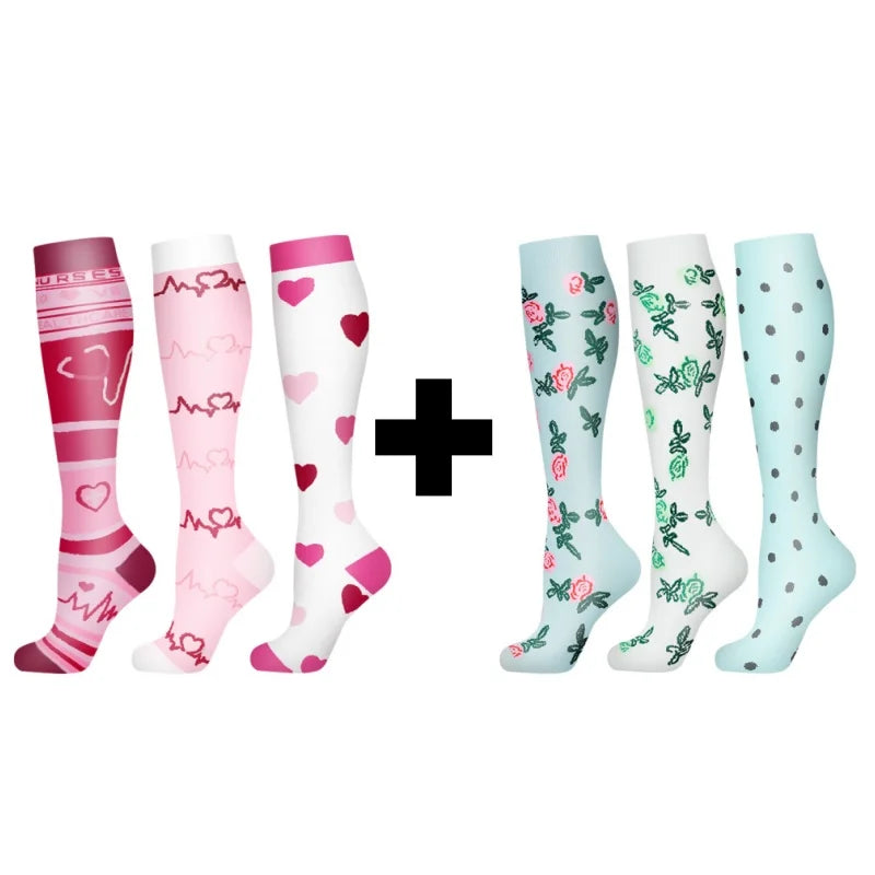 3/6Pairs Compression Socks