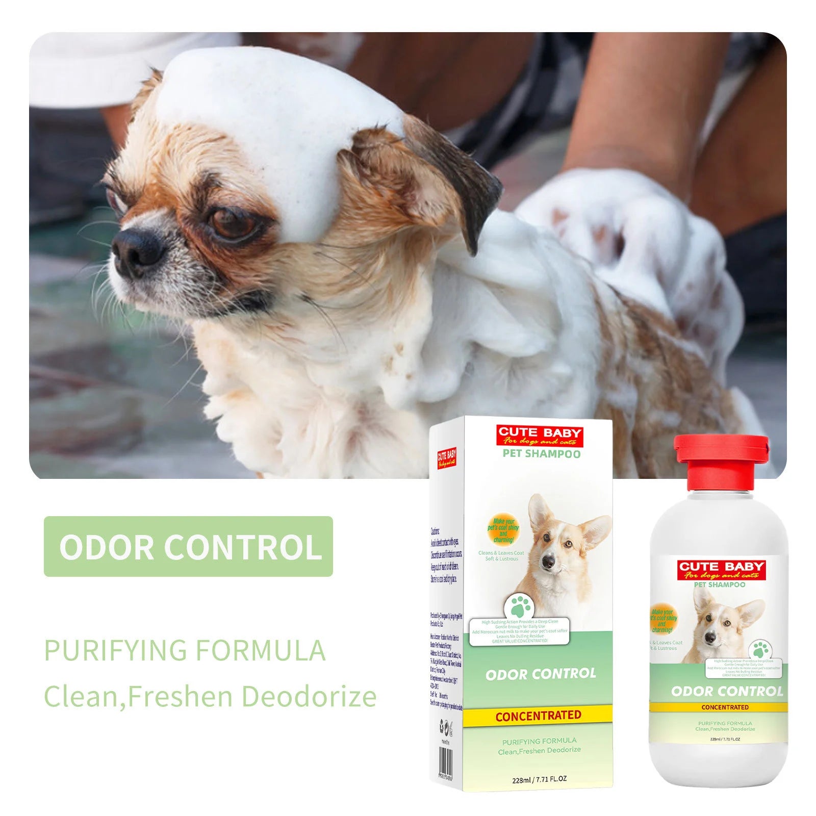 Premium Whitening Pet Grooming Shampoo