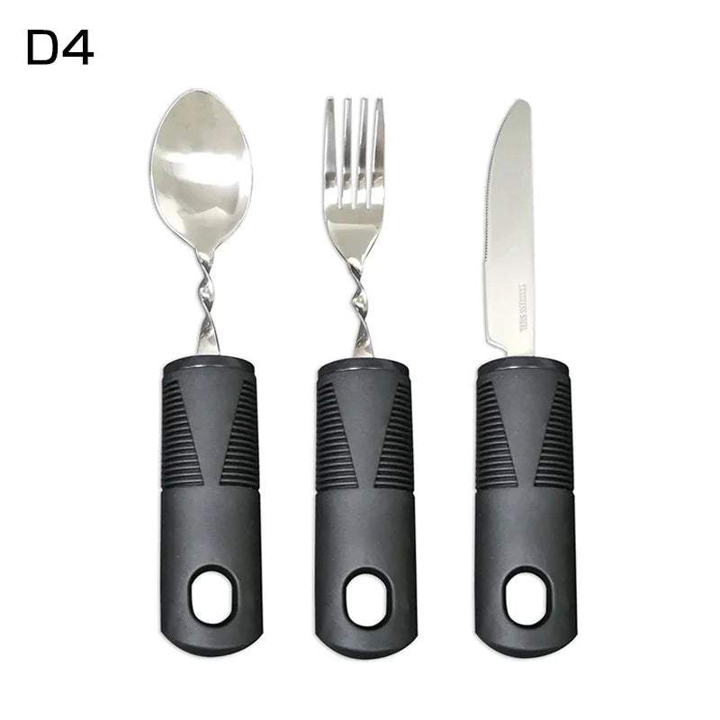 3/4/5Pcs/Set Elderly Adaptive Utensils