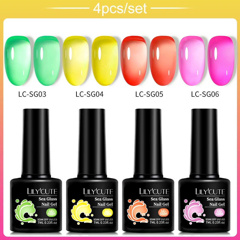 4/5Pcs Gel Nail Polish Set