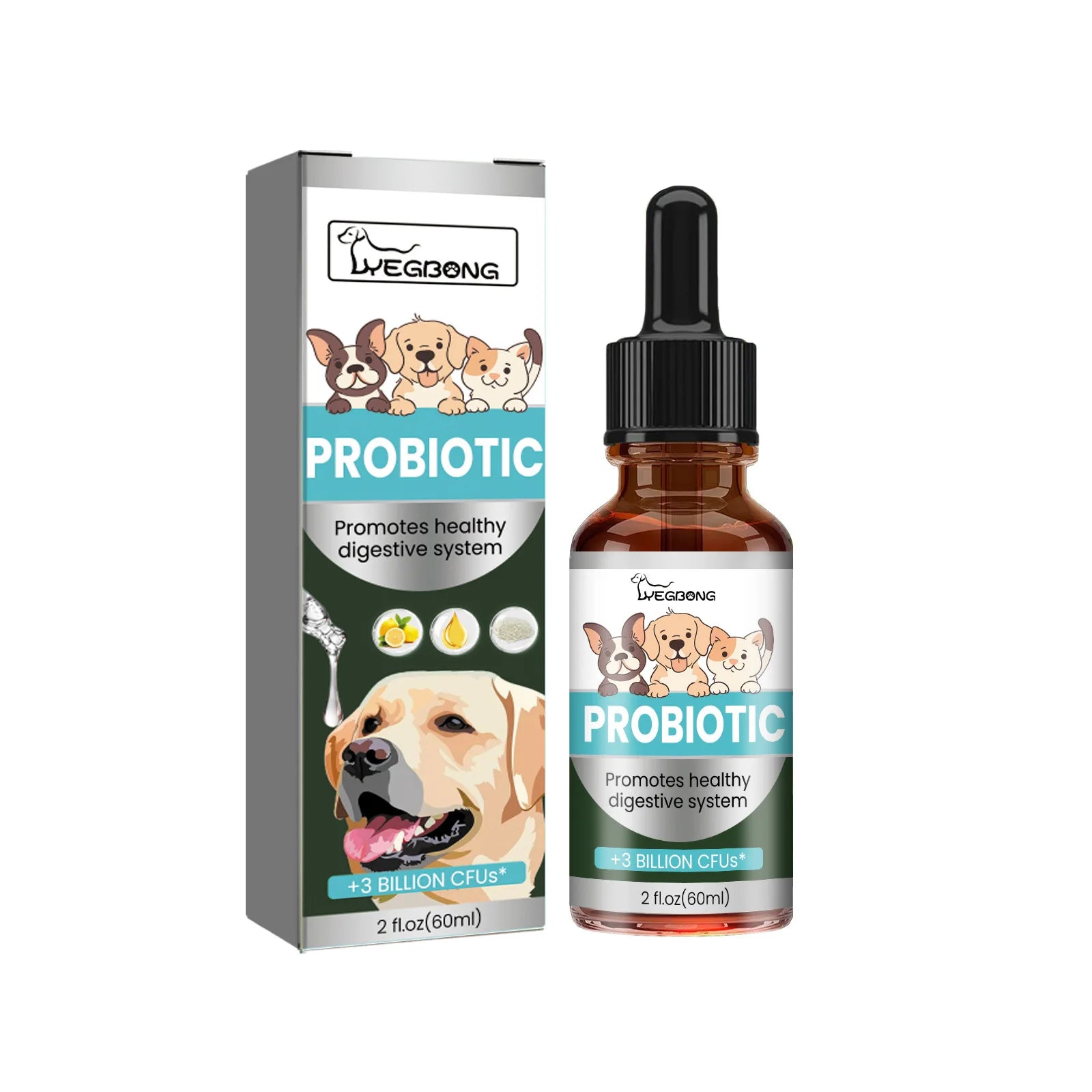 Pet  Probiotics Drop, Digestive, Nutrition Supplement