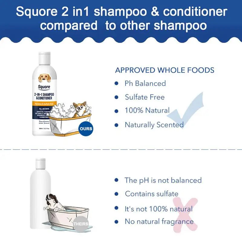Pet Shampoo and Conditioner