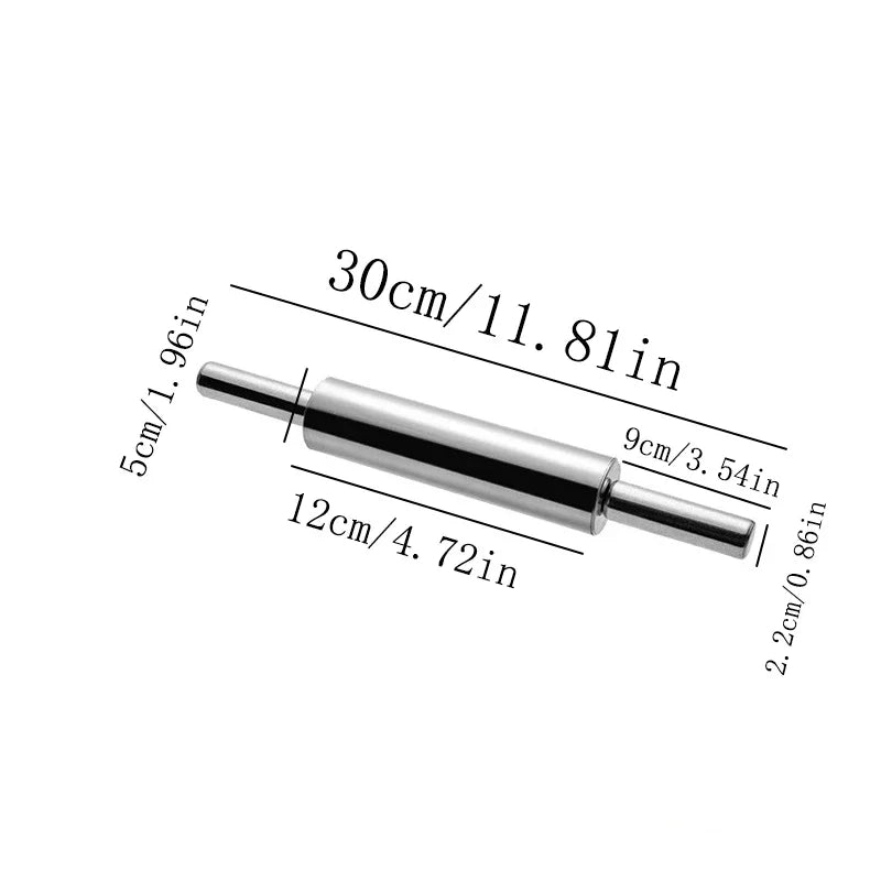 Stainless Steel Rolling Pin