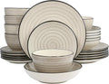 24-Piece Stoneware Dinnerware Set