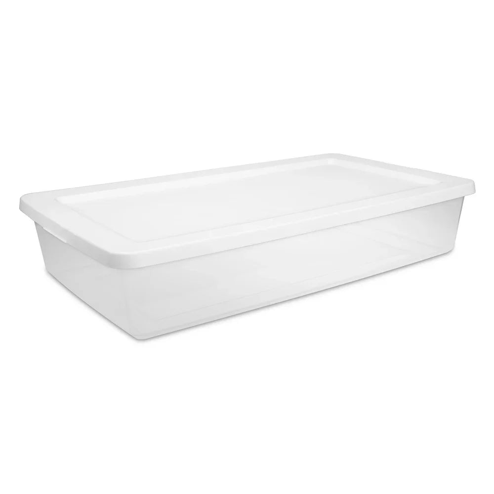 Plastic 41 Qt Stackable Container with Lid