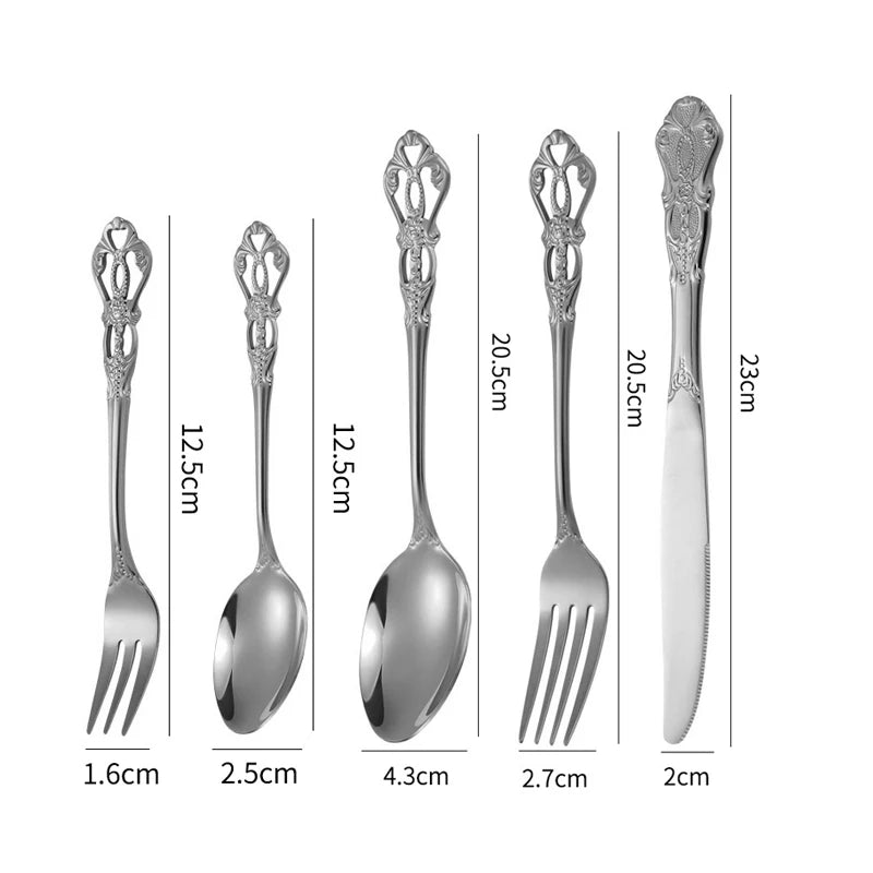Stainless Steel Tableware Set