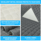 Flannel Quilted Sofa Covers