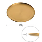 Stainless Steel Dinner Plates