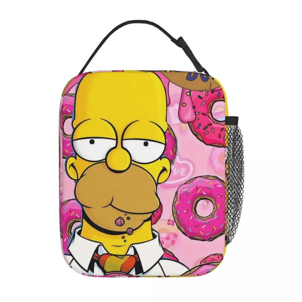 Simpsons Cartoon Insulated Lunch Bag