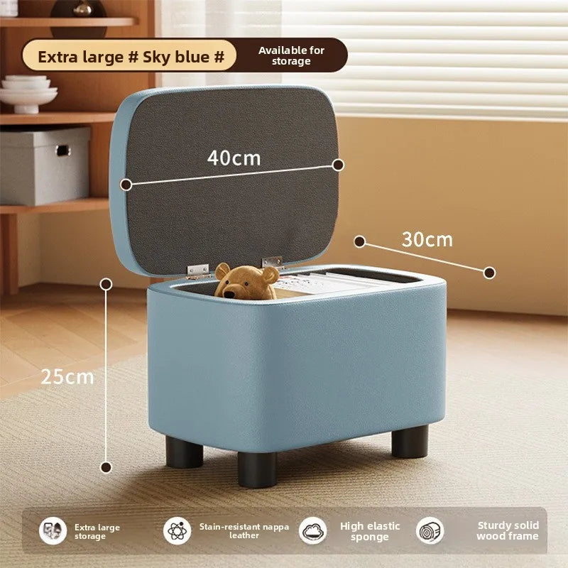Stool Storage Ottoman Seat