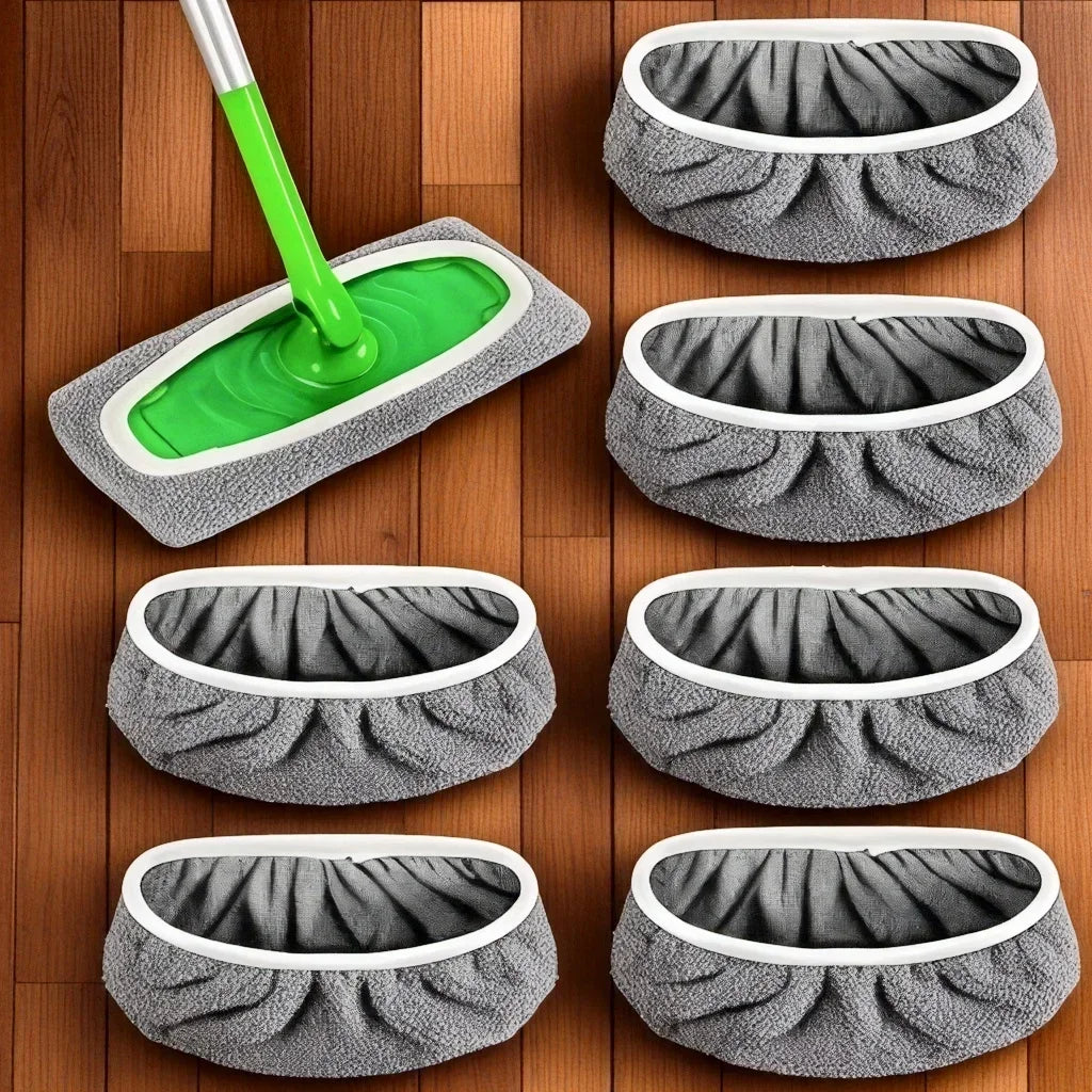 4 Reusable Mop Pads