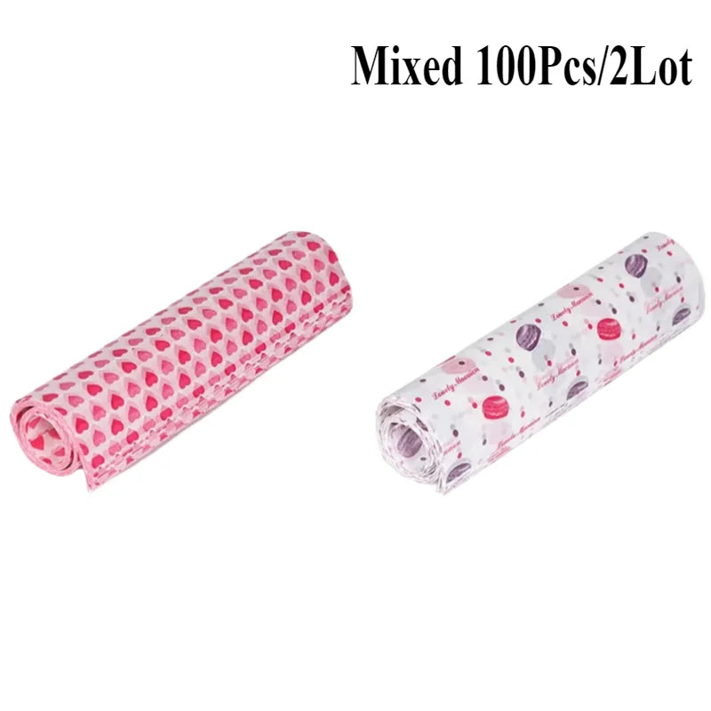 50PCS Wax Paper Food Wrappers