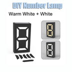 Solar Lights Black House Number